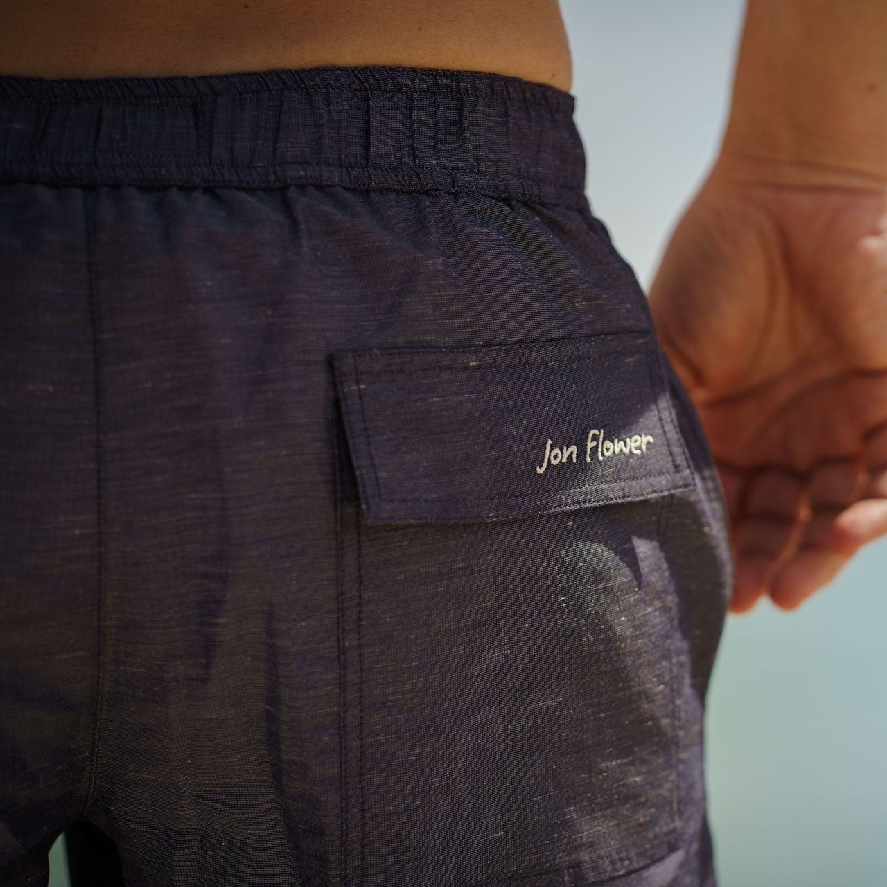Pantaloncini da bagno in lino SAINT TROPEZ