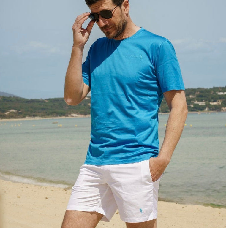 Pantaloncini da bagno in lino SAINT TROPEZ
