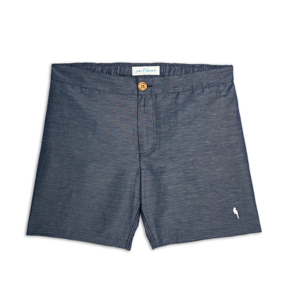 Pantaloncini da bagno in lino SAINT TROPEZ