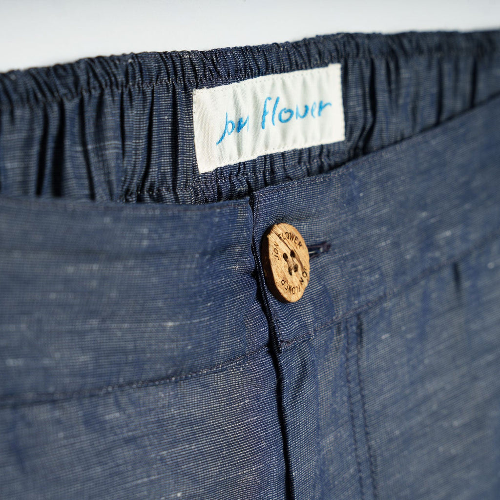 Pantaloncini da bagno in lino SAINT TROPEZ