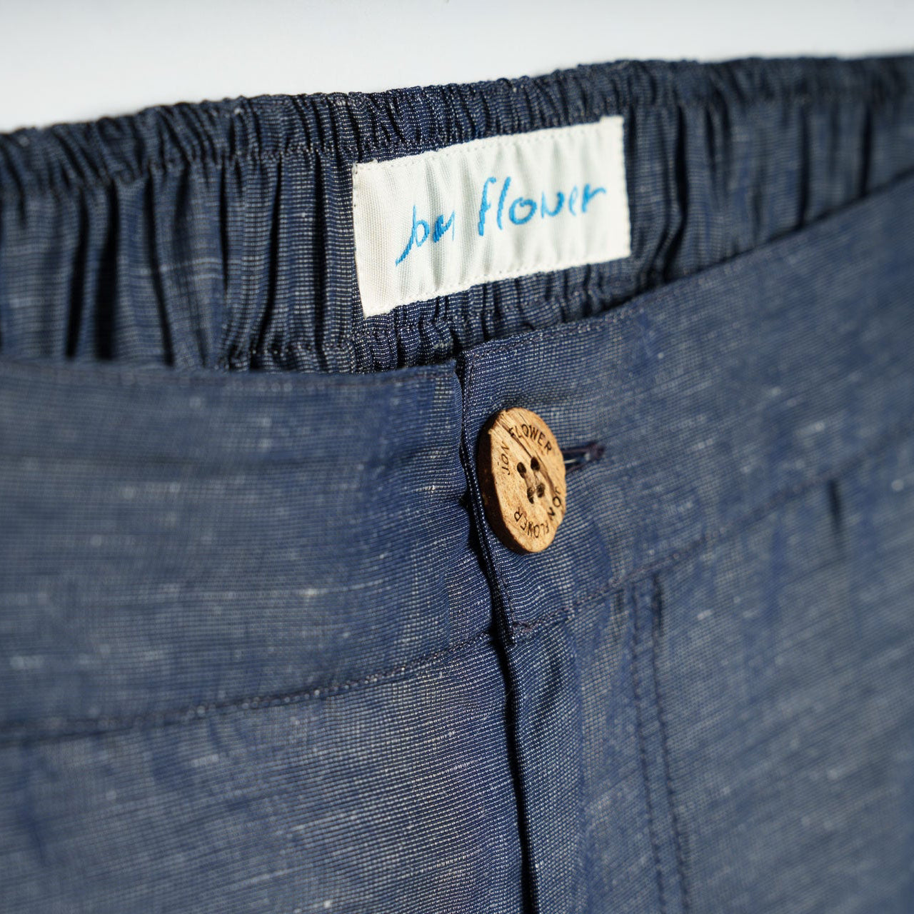 Pantaloncini da bagno in lino SAINT TROPEZ